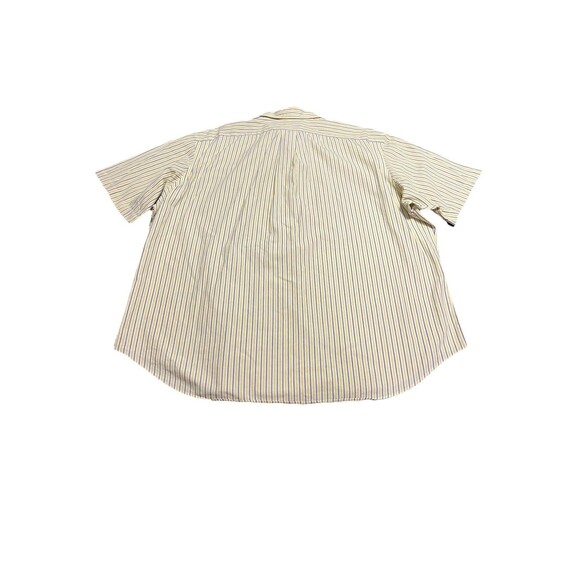 RALPH LAUREN Blake Yellow And Blue Striped Short Sleeve Button Down Men’s XXL - Picture 12 of 12